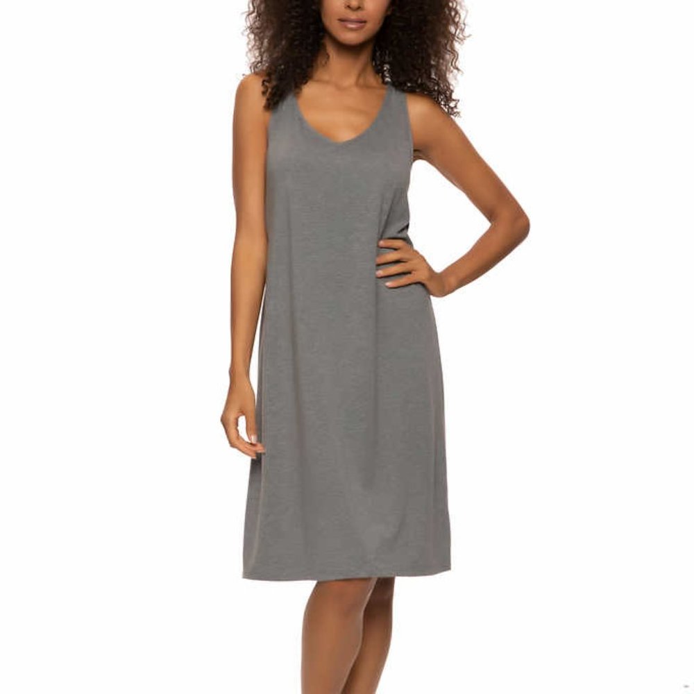Gray / Blue Felina Ladies' Sleep Dress, 2-pack - Picture 4 of 7